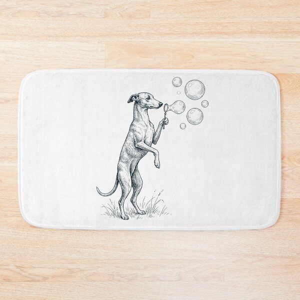 Item preview, Vintage Whippet Blowing Bubbles Dog Mom Dad Lover designed and sold by DoodleTortle.