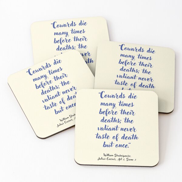 Item preview, Lit Shakespeare Quote from Julius Caesar designed and sold by CharlottePlaceArt.