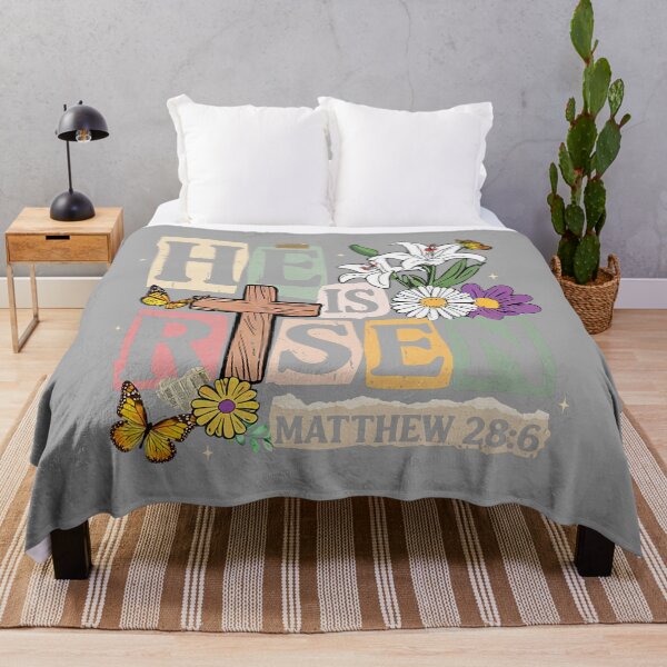 Item preview, He is Risen Jesus Christian Happy Easter Shirts Women Girls designed and sold by KathieFaugh.