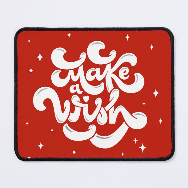 Item preview, Make A Wish Birthday Typography – Cute Retro Script Party Design designed and sold by artworkathome.