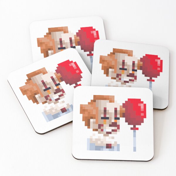 Item preview, Creepy Clown Pixel designed and sold by twenett.