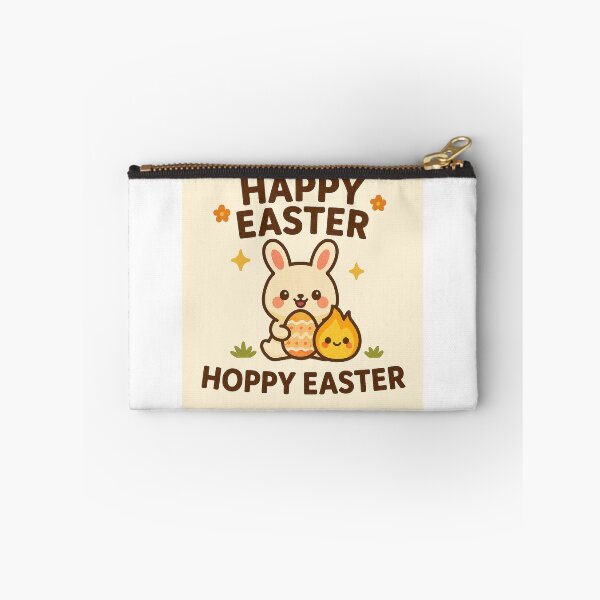 Item preview, Hoppy Easter – Cute Kawaii Bunny & Easter Egg Design designed and sold by inkstablestudio.