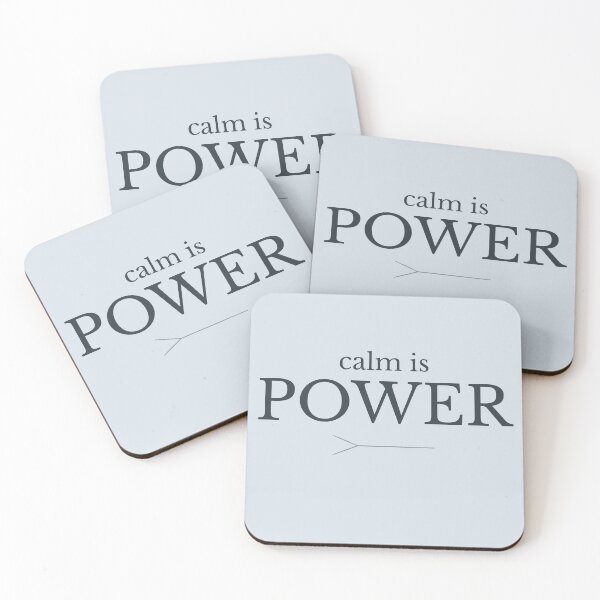 Item preview, Calm Is Power Minimalist Quote Shirt Quiet Strength Design designed and sold by Minimalist Typography.