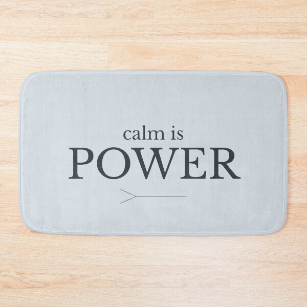 Item preview, Calm Is Power Minimalist Quote Shirt Quiet Strength Design designed and sold by Minimalist Typography.