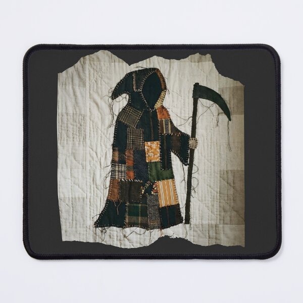 Item preview, Cute Patchwork Grim Reaper designed and sold by TackyTime.