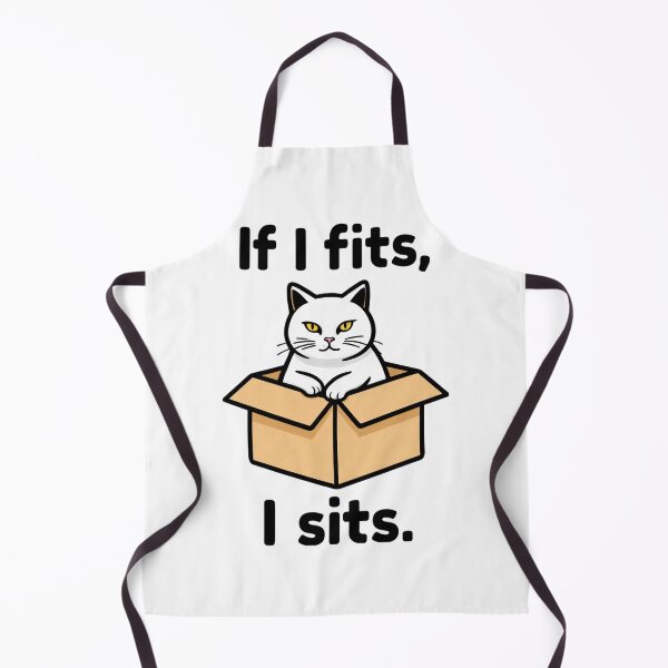 Item preview, If I Fits I Sits - Cat in Box designed and sold by Echo-Draw.