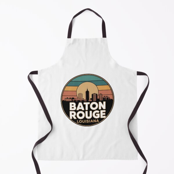 Item preview, Baton Rouge Louisiana: Retro Skyline Sticker designed and sold by CircinusStore.