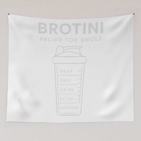 Item preview, Brotini Recipe for Swole Gym Shirt designed and sold by 3GCC.