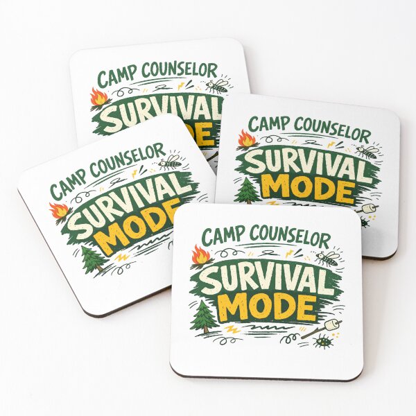 Item preview, Camp Counselor Survival – Funny Summer Camp Staff – Camp Chaos Energy designed and sold by avinigav.