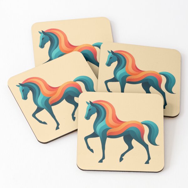 Item preview, Mystic Horse – Vibrant Abstract Design designed and sold by Dogandesighn.