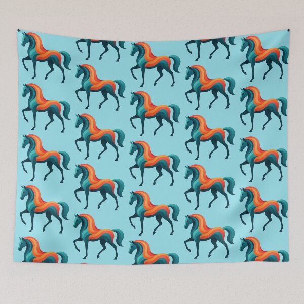 Item preview, Mystic Horse – Vibrant Abstract Design designed and sold by Dogandesighn.
