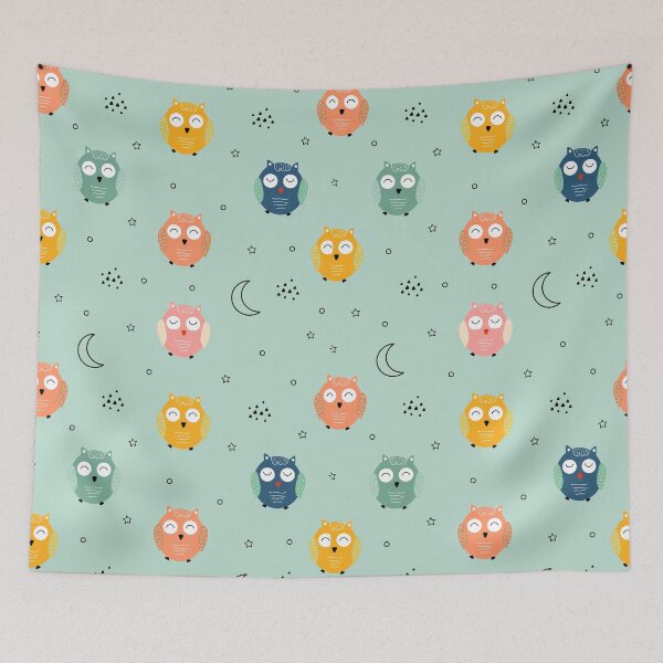 Item preview, Three Wise Owls designed and sold by warlistop.