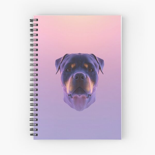 Item preview, Rottweiler Portrait in Pastel Glow designed and sold by lautir.