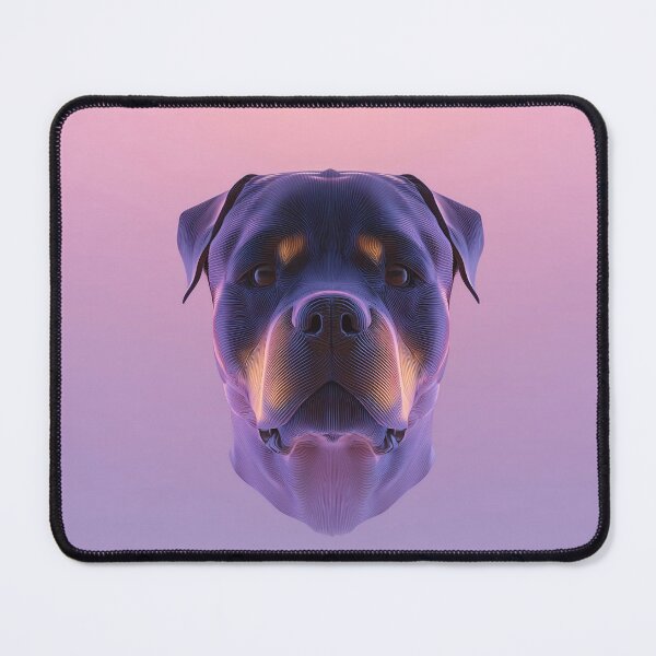Item preview, Rottweiler Portrait in Pastel Glow designed and sold by lautir.