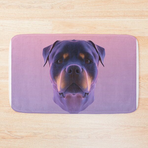 Item preview, Rottweiler Portrait in Pastel Glow designed and sold by lautir.