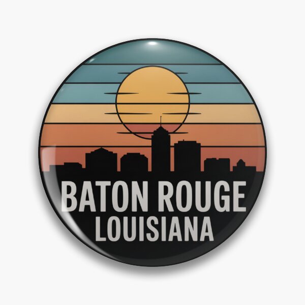 Item preview, Baton Rouge Louisiana: Skyline Large Centered Golden Sun designed and sold by CircinusStore.