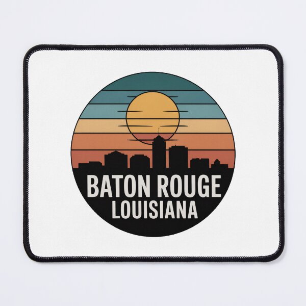 Item preview, Baton Rouge Louisiana: Skyline Large Centered Golden Sun designed and sold by CircinusStore.