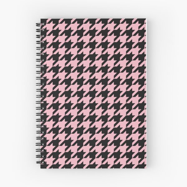 Item preview, Black And Blush Houndstooth Pattern designed and sold by pattern-archive.
