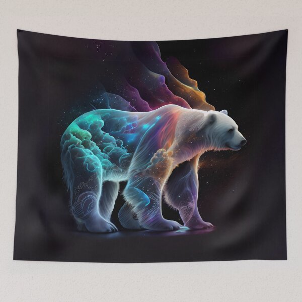 Item preview, Celestial Polar Bear designed and sold by Sillytoe.