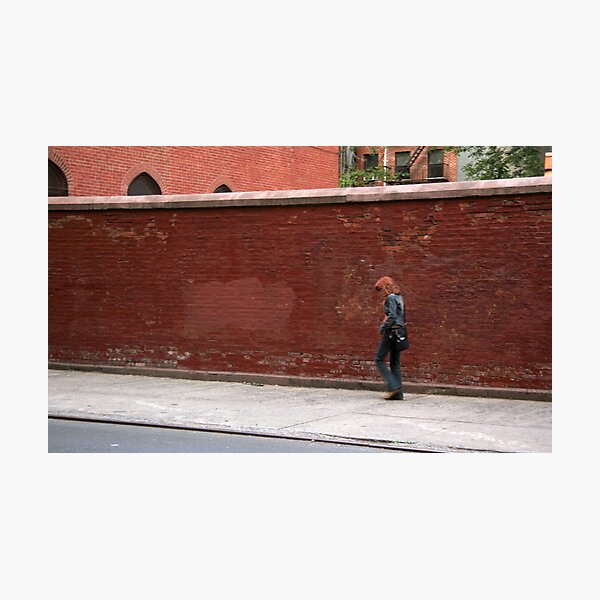 WALKING ALONE Photographic Print