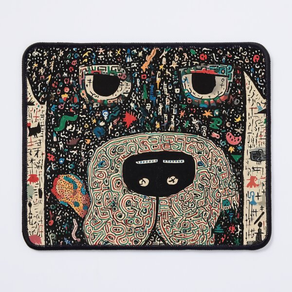 Item preview, Whimsical Rottweiler Portrait with Doodles designed and sold by lautir.