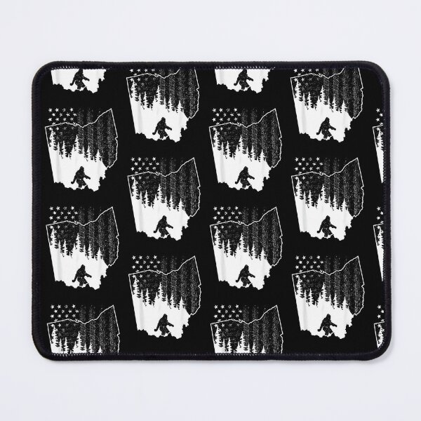 Item preview, Ohio Bigfoot American Flag Sasquatch Usa Silhouette Ohio Map designed and sold by Cheesymatiion.