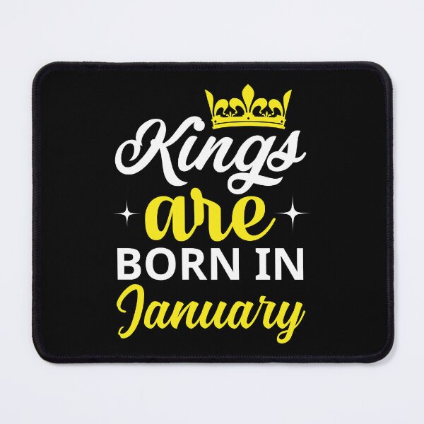 Item preview, Kings are Born in January designed and sold by Horizon-Design.