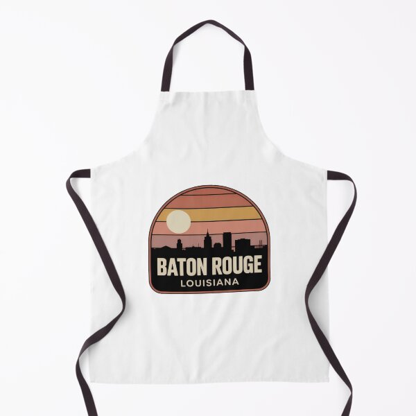 Item preview, Baton Rouge Louisiana: Warm Sunset Skyline Arch Shape designed and sold by CircinusStore.