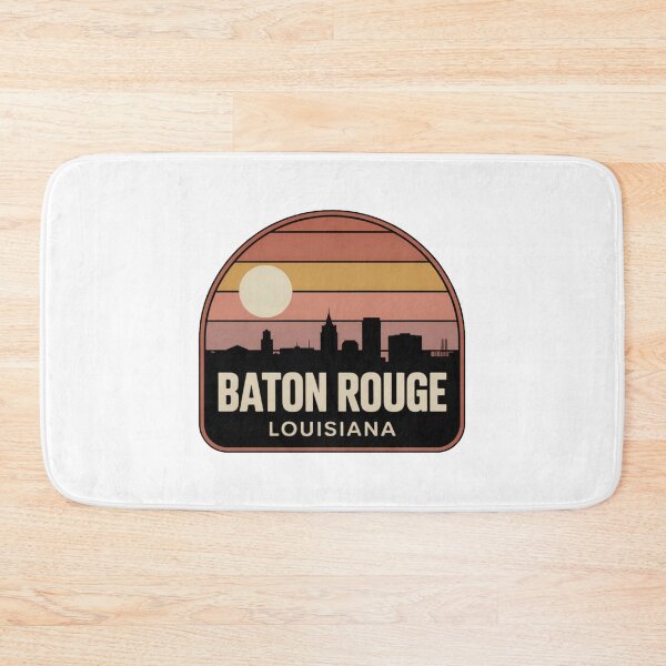 Item preview, Baton Rouge Louisiana: Warm Sunset Skyline Arch Shape designed and sold by CircinusStore.