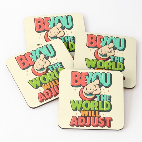 Item preview, Be You The World Will Adjust | Motivational Quote Retro T-Shirt Design | Authentic Self-Love Poster | Empowering Aesthetic Graphic Art Print designed and sold by KS-and-Prints.
