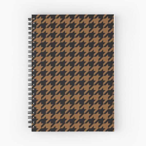 Item preview, Black And Bronze Houndstooth Pattern designed and sold by pattern-archive.