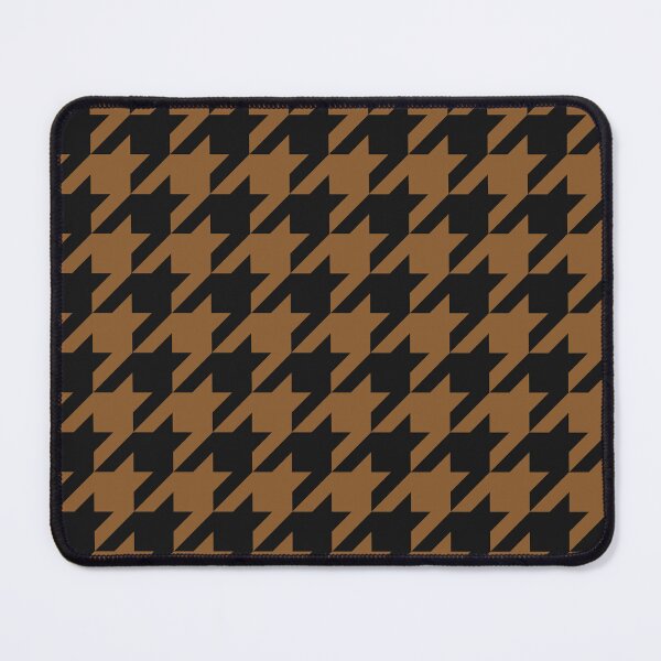Item preview, Black And Bronze Houndstooth Pattern designed and sold by pattern-archive.