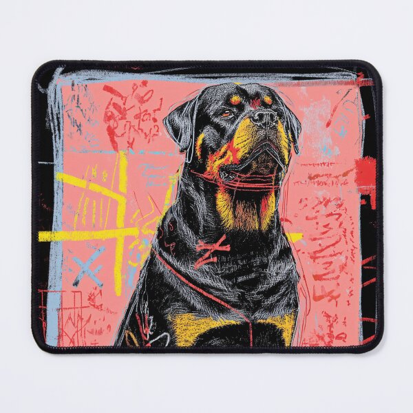 Item preview, Vibrant Rottweiler Portrait designed and sold by lautir.