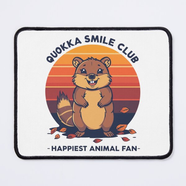 Item preview, Quokka Smile Club – Happiest Animal Fan designed and sold by KapiPrint.