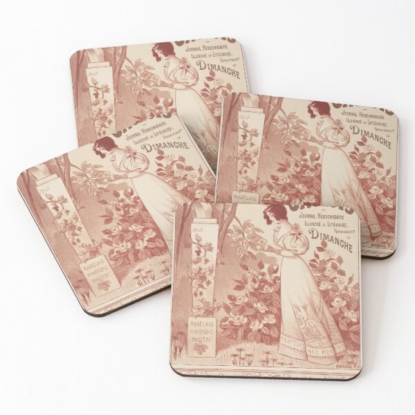Item preview, Paris Gaulois 1899 Art Nouveau Vintage French Poster designed and sold by TheSoulOfArt.