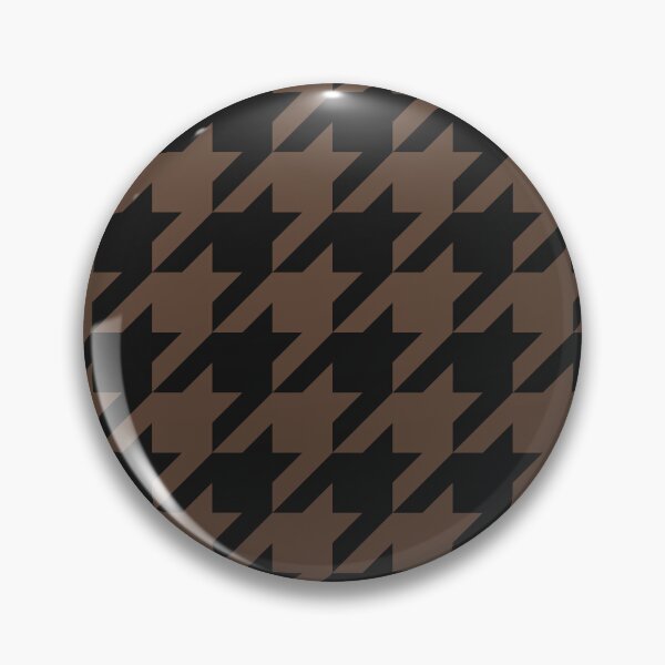 Item preview, Black And Brown Houndstooth Pattern designed and sold by pattern-archive.
