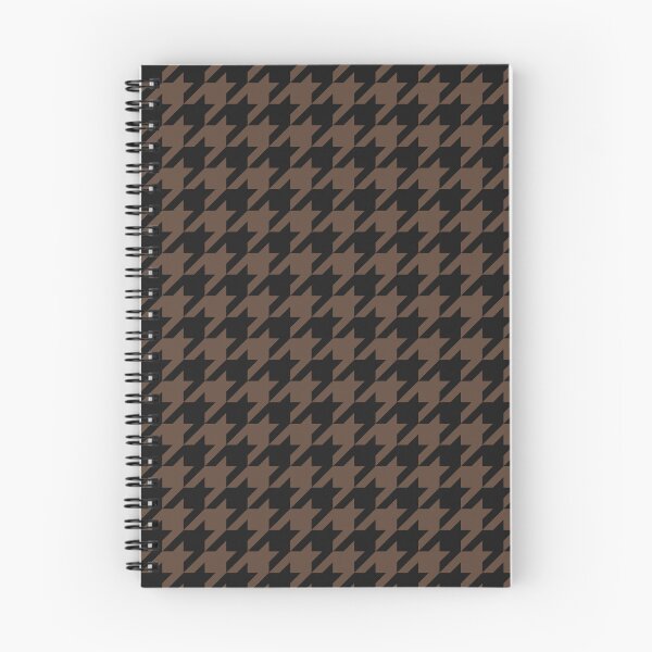 Item preview, Black And Brown Houndstooth Pattern designed and sold by pattern-archive.