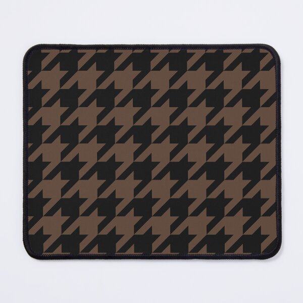 Item preview, Black And Brown Houndstooth Pattern designed and sold by pattern-archive.