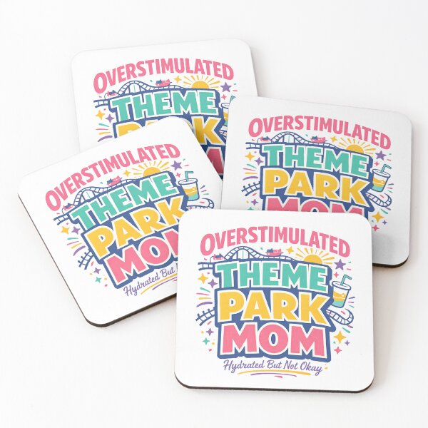 Item preview, Overstimulated Theme Park Mom – Funny Disney Trip Mom – Vacation Survival designed and sold by avinigav.