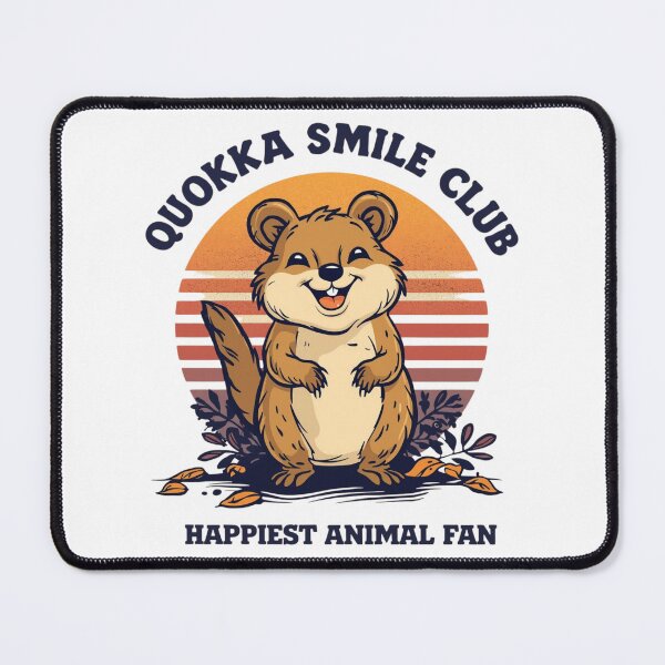 Item preview, Quokka Smile Club – Happiest Animal Fan designed and sold by KapiPrint.