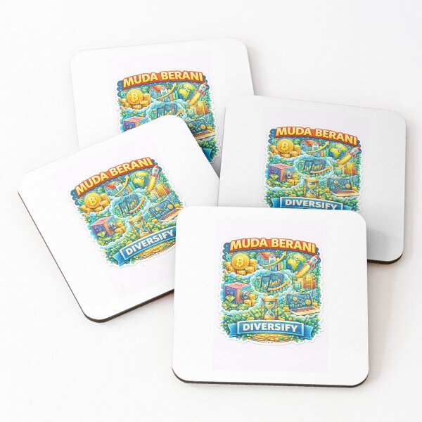 Item preview, Muda Berani Diversify Sticker – Smart Investing, Multiple Income Streams, Portfolio Growth, Financial Freedom Mindset designed and sold by Wander Pop Studio.
