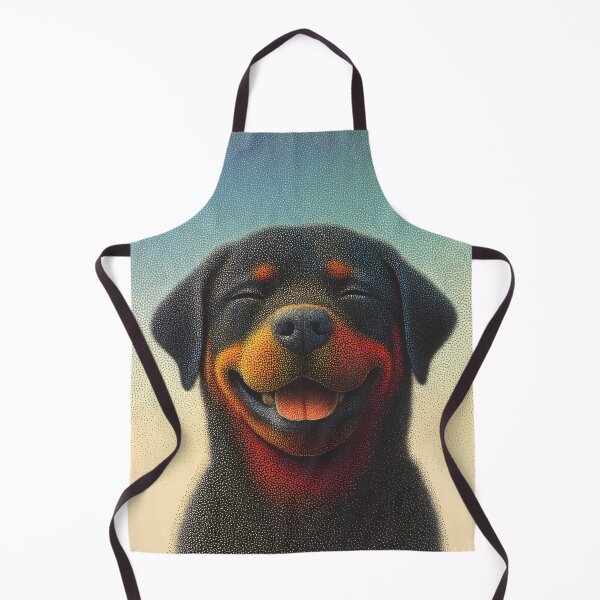 Item preview, Smiling Rottweiler Portrait designed and sold by lautir.