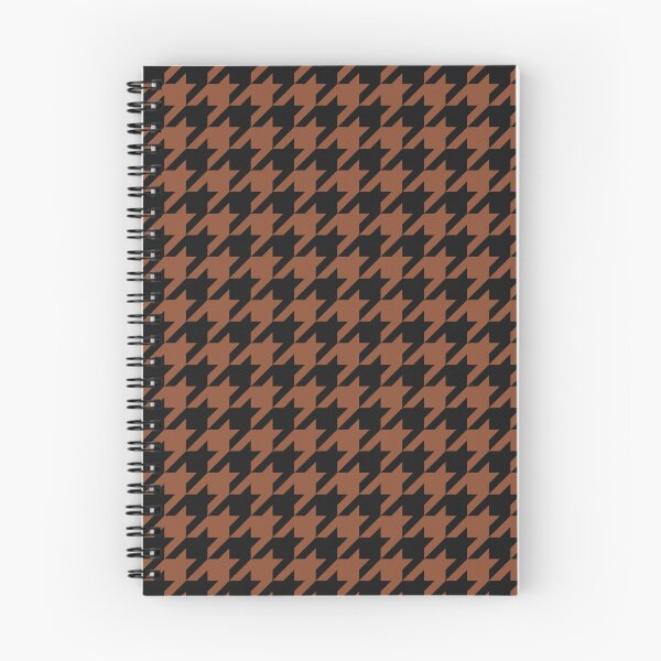 Item preview, Black And Copper Houndstooth Pattern designed and sold by pattern-archive.