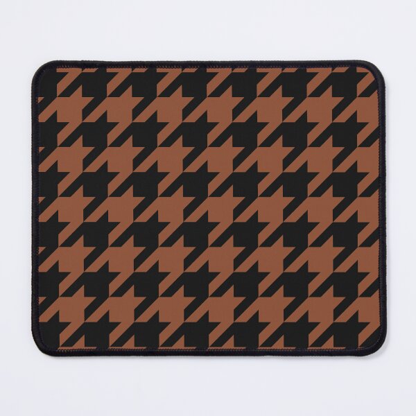Item preview, Black And Copper Houndstooth Pattern designed and sold by pattern-archive.