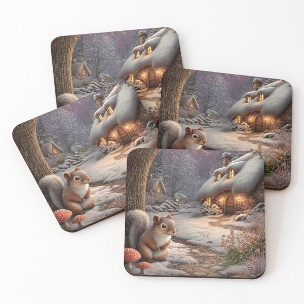 Item preview, Squirrels Moonlit Woodland Magic designed and sold by MyMagicalPlace.