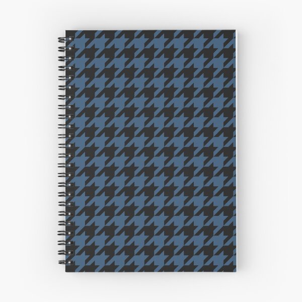Item preview, Black And Denim Houndstooth Pattern designed and sold by pattern-archive.