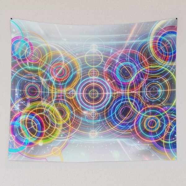 Item preview, Digital circles in harmony designed and sold by Sigtrix.