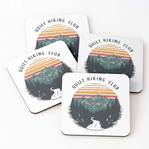Item preview, Quiet Hiking Club – Nature Over Noise  designed and sold by KapiPrint.