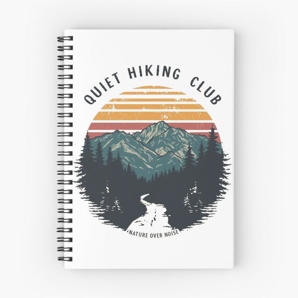Item preview, Quiet Hiking Club – Nature Over Noise  designed and sold by KapiPrint.
