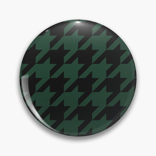 Item preview, Black And Forest Green Houndstooth Pattern designed and sold by pattern-archive.